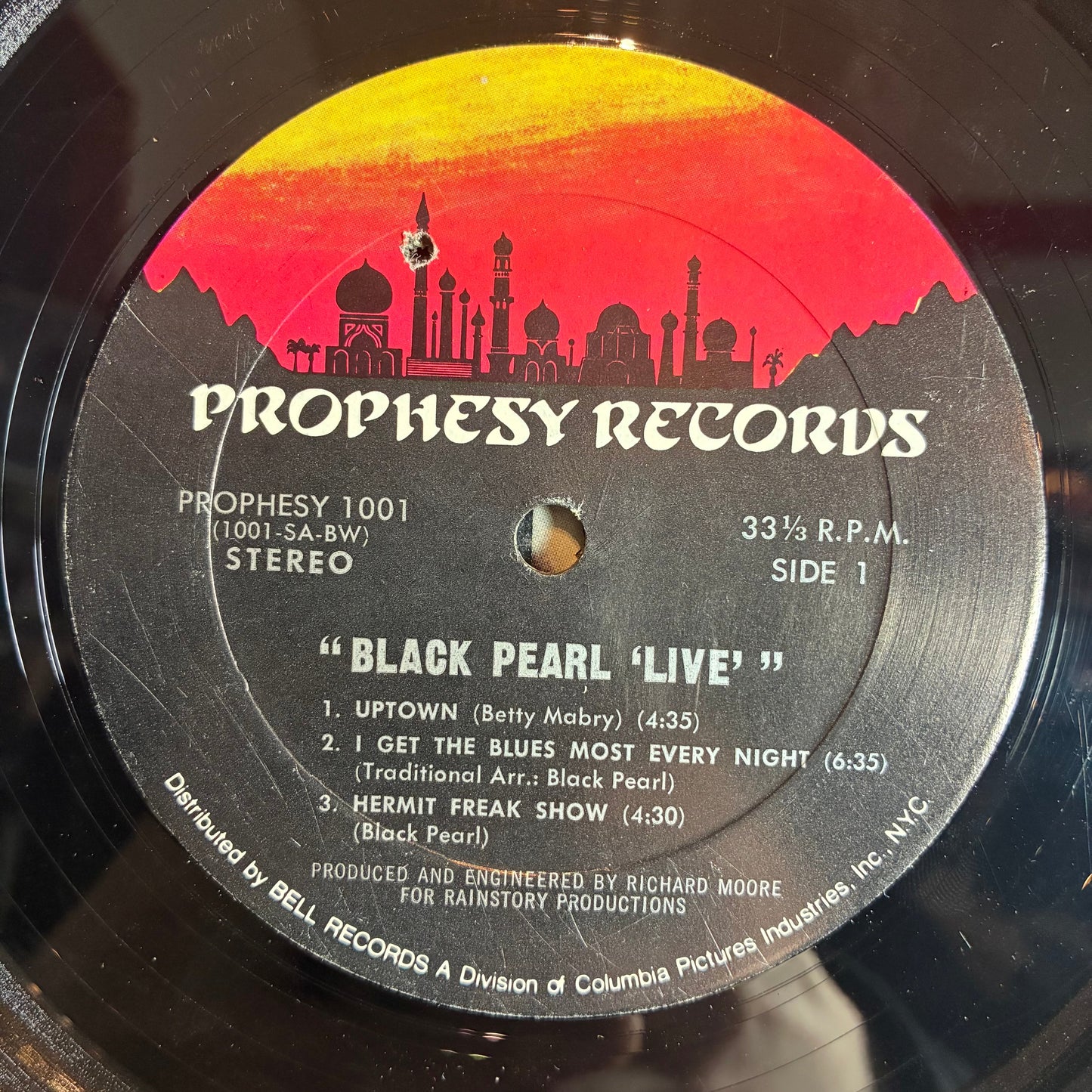 Black Pearl (9) - Live (VINYL) | Very Good Plus (VG+) Very Good Plus (VG+)
