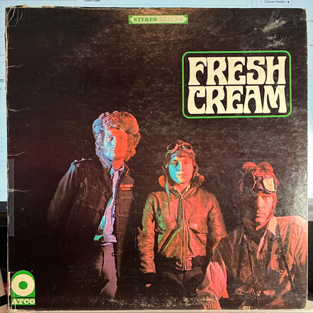 Cream (2) - Fresh Cream (VINYL) | Very Good Plus (VG+) Very Good Plus (VG+)