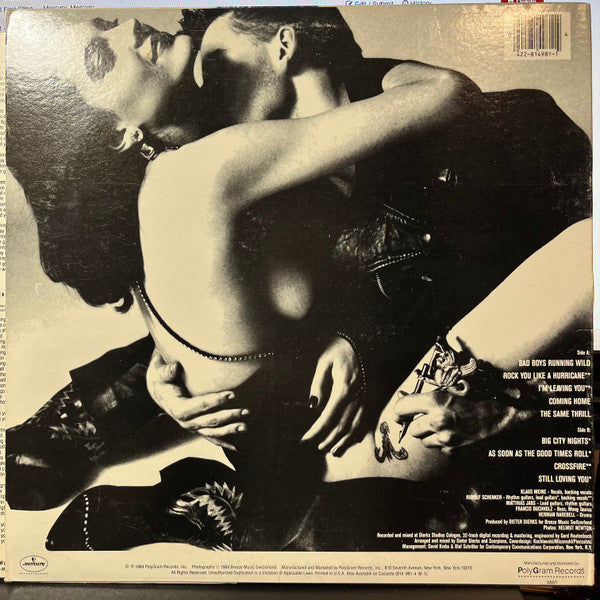 Scorpions - Love At First Sting (MISSPRESS VINYL) | Very Good Plus Plus (VG++) Very Good Plus (VG+)