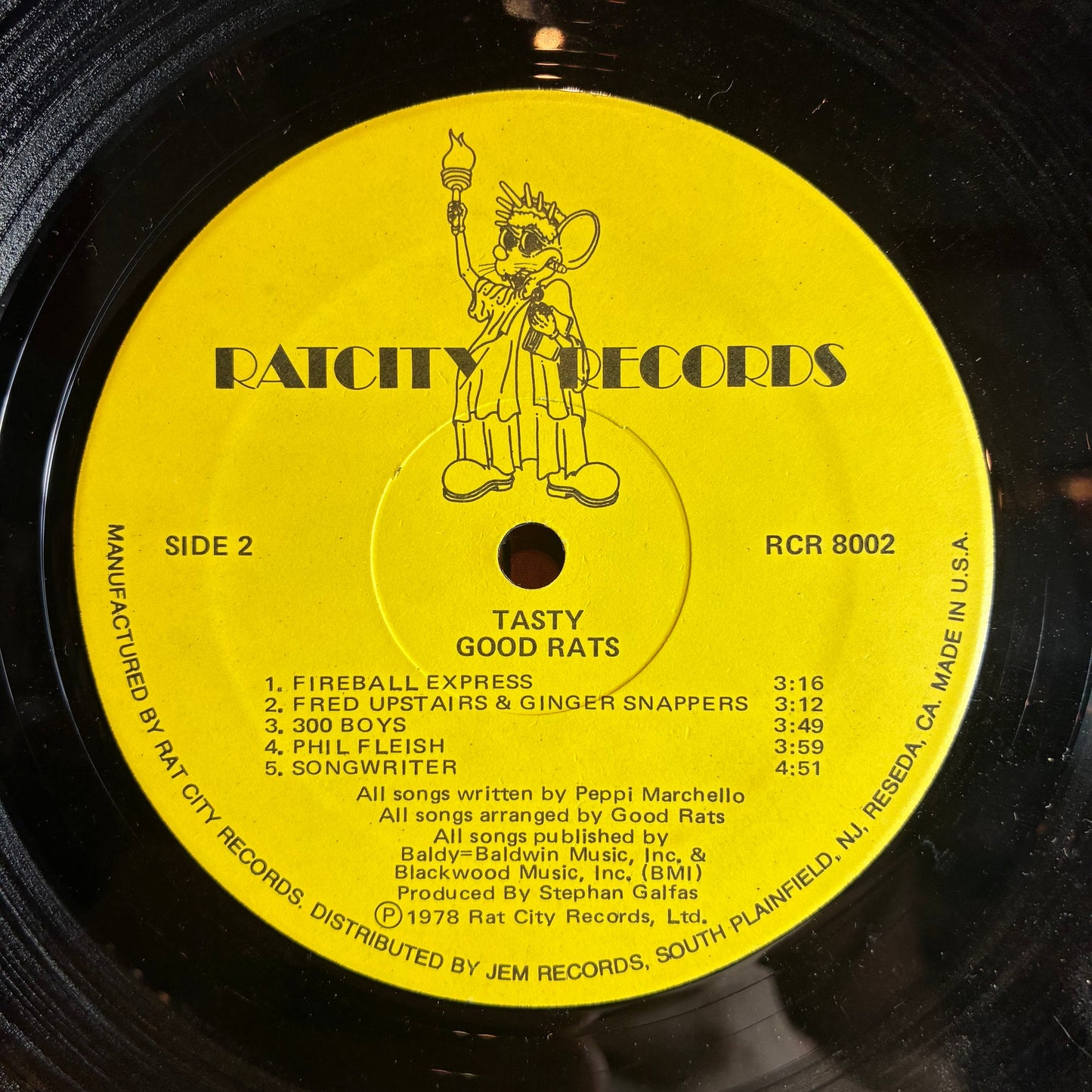 Good Rats - Tasty (VINYL) | Very Good Plus (VG+) Very Good Plus (VG+)