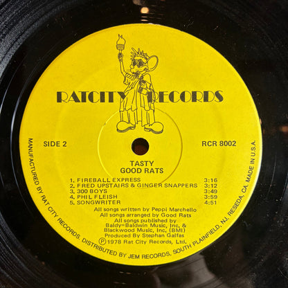 Good Rats - Tasty (VINYL) | Very Good Plus (VG+) Very Good Plus (VG+)