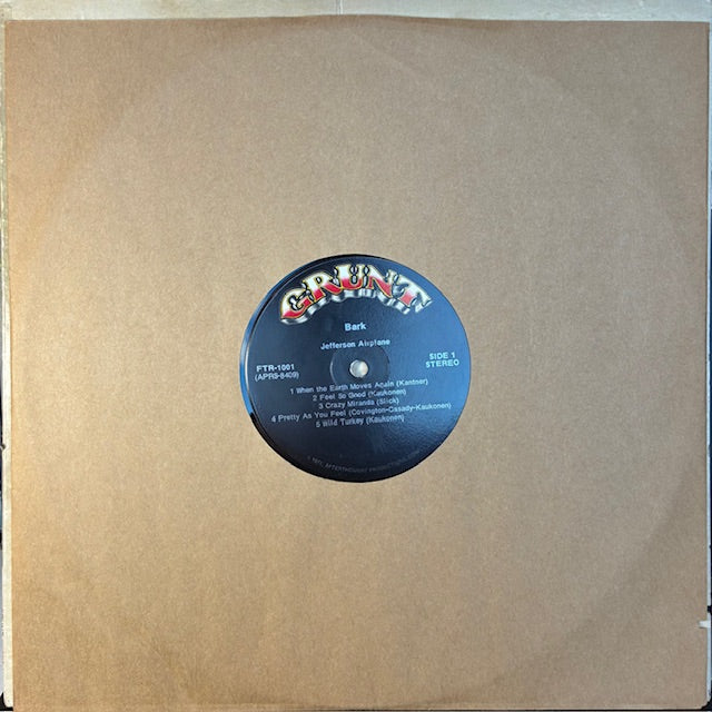 Jefferson Airplane - Bark (VINYL) | Very Good Plus (VG+) Very Good Plus (VG+)