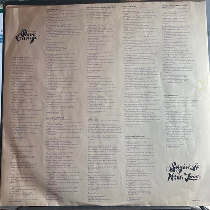 Steve Camp - Sayin' It With Love (VINYL) | Very Good Plus (VG+) Very Good Plus (VG+)