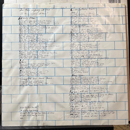 Pink Floyd - The Wall (2xVINYL) | Excellent (EX)