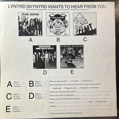 Lynyrd Skynyrd - Street Survivors (VINYL) | Very Good Plus (VG+) Very Good Plus (VG+)