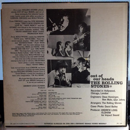 The Rolling Stones - Out Of Our Heads (VINYL) | Very Good Plus (VG+) Very Good Plus (VG+)