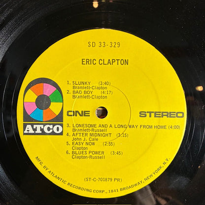 Eric Clapton - Eric Clapton (VINYL) | Very Good Plus (VG+)