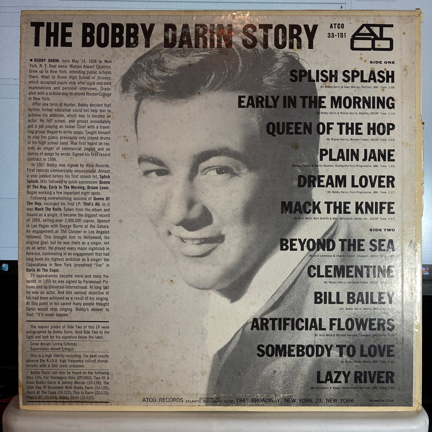 Bobby Darin - The Bobby Darin Story (VINYL) | Very Good Plus (VG+) Very Good Plus (VG+)