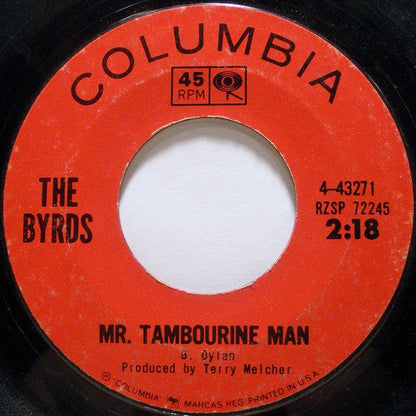 The Byrds - Mr. Tambourine Man / I Knew I'd Want You (7" VINYL) | Very Good Plus Plus (VG++) Very Good (VG)