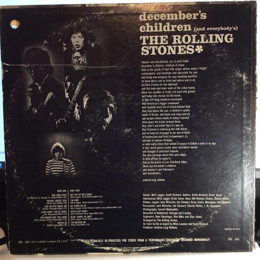 The Rolling Stones - December's Children (And Everybody's) (VINYL) | Very Good Plus (VG+) Very Good Plus (VG+)