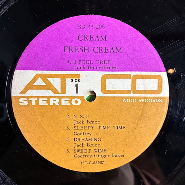 Cream (2) - Fresh Cream (VINYL) | Very Good Plus (VG+) Very Good Plus (VG+)