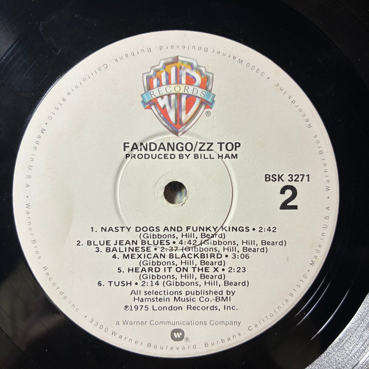 ZZ Top - Fandango! (VINYL) | Very Good Plus (VG+) Very Good Plus (VG+)