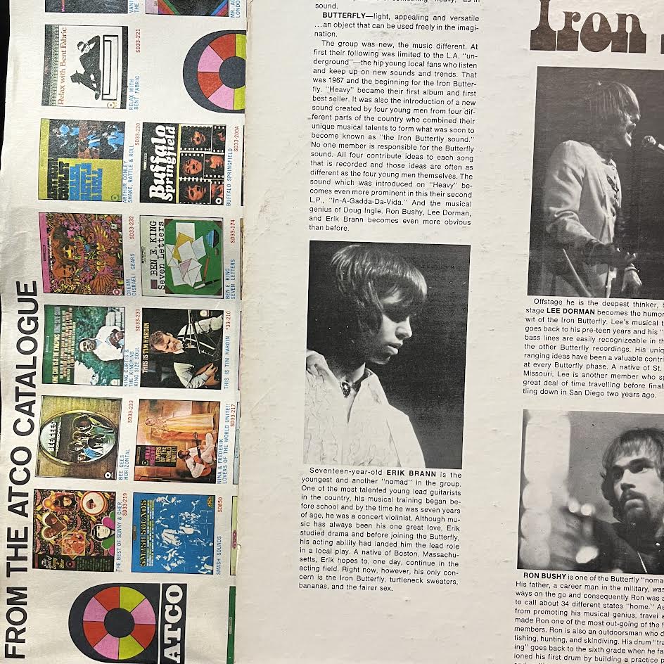 Iron Butterfly - In-A-Gadda-Da-Vida (VINYL) | VERY GOOD PLUS PLUS (VG++) Excellent+ (EX+)