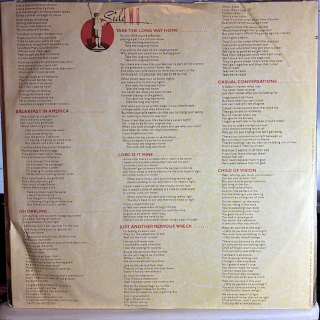 Supertramp - Breakfast In America (VINYL) | Very Good Plus (VG+) Very Good Plus (VG+)