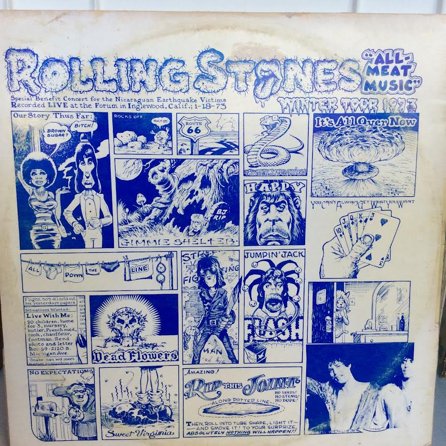 The Rolling Stones - Nicaraguan Benefit Concert (2xVINYL) | Very Good Plus (VG+) Very Good (VG)