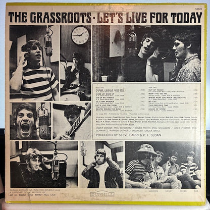 The Grass Roots - Let's Live For Today (VINYL) | Very Good Plus (VG+) Very Good Plus (VG+)