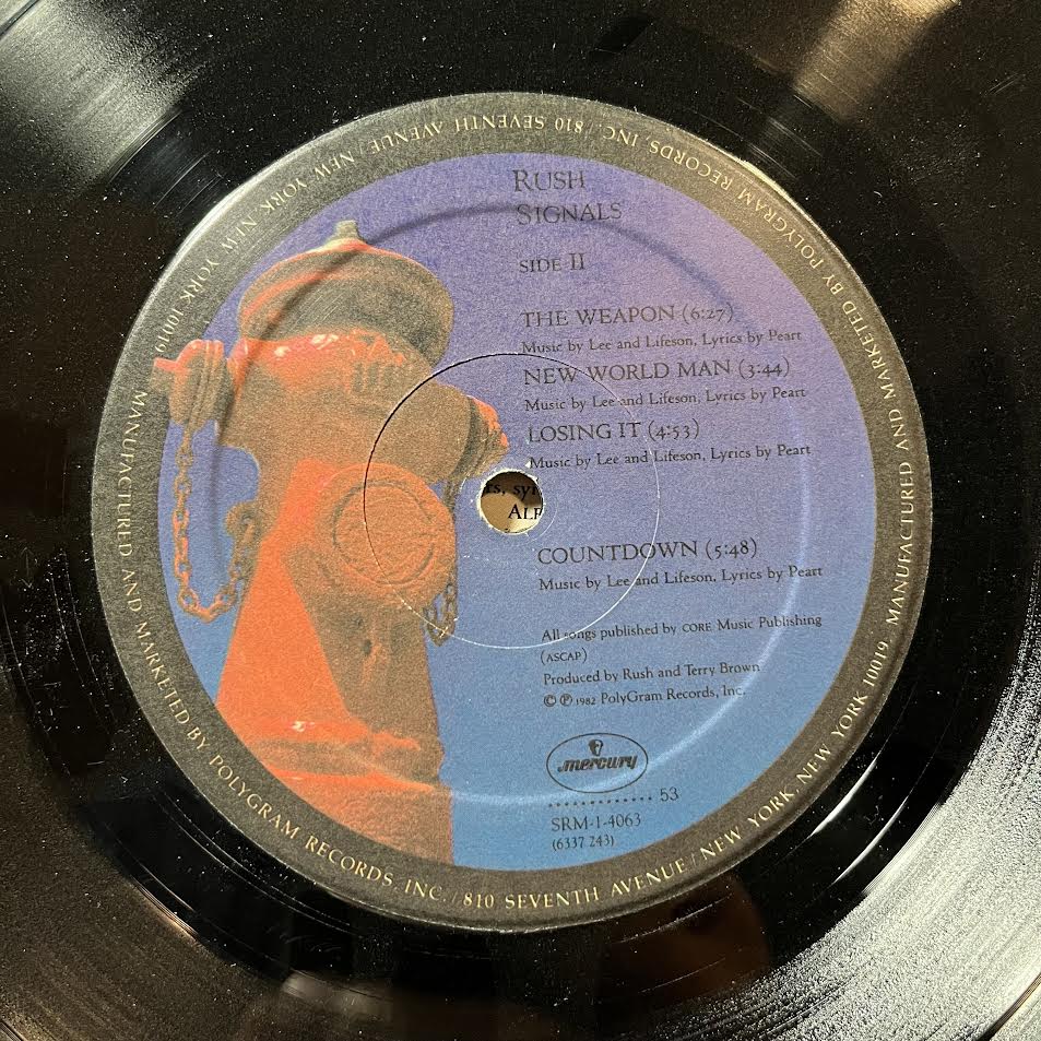 Rush - Signals (VINYL) | Very Good Plus (VG+) Excellent (EX)