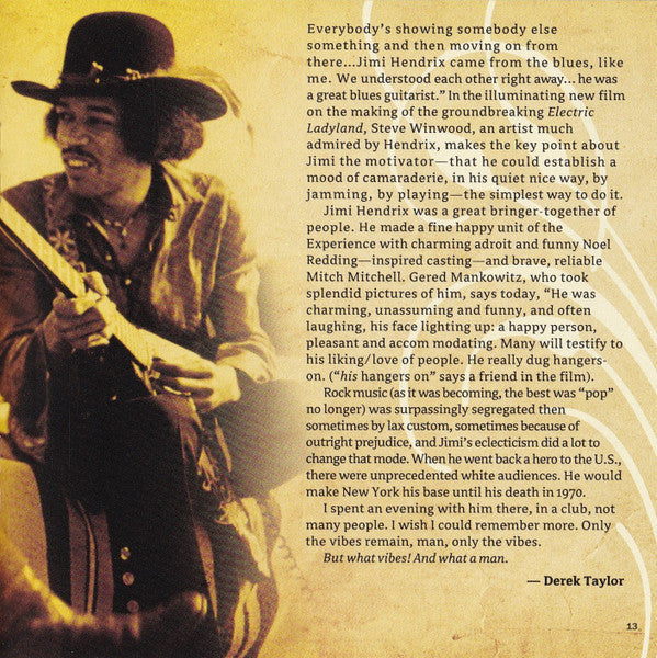 The Jimi Hendrix Experience - Electric Ladyland (CD) | VERY GOOD PLUS PLUS (VG++) Near Mint (NM)