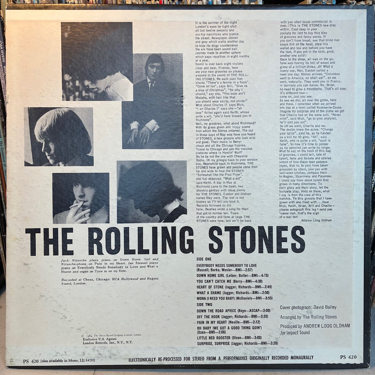 The Rolling Stones - The Rolling Stones, Now! (VINYL) | Very Good Plus (VG+) Excellent (EX)