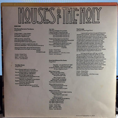 Led Zeppelin - Houses Of The Holy (VINYL) | Very Good Plus (VG+) Very Good (VG)