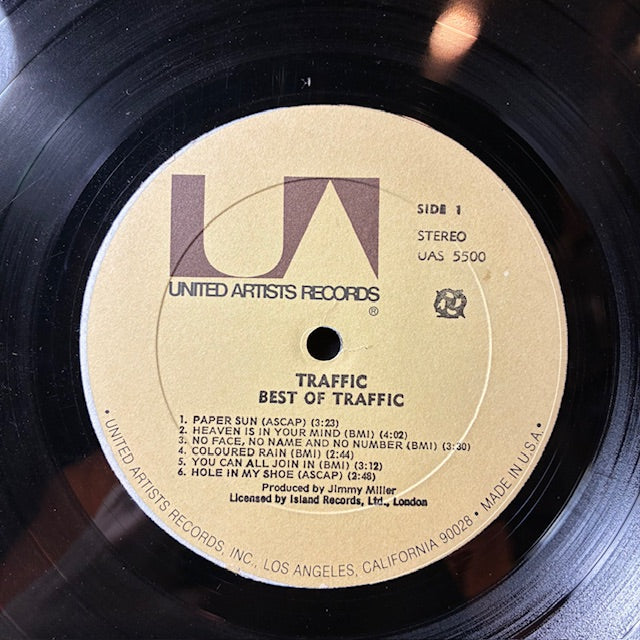 Traffic - Best Of Traffic (VINYL) | Very Good Plus (VG+) Very Good Plus (VG+)