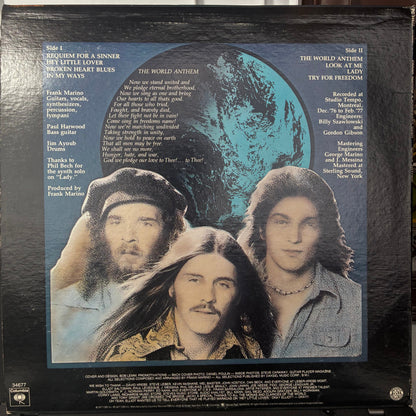 Frank Marino - World Anthem (VINYL) | Very Good Plus (VG+) Excellent (EX)