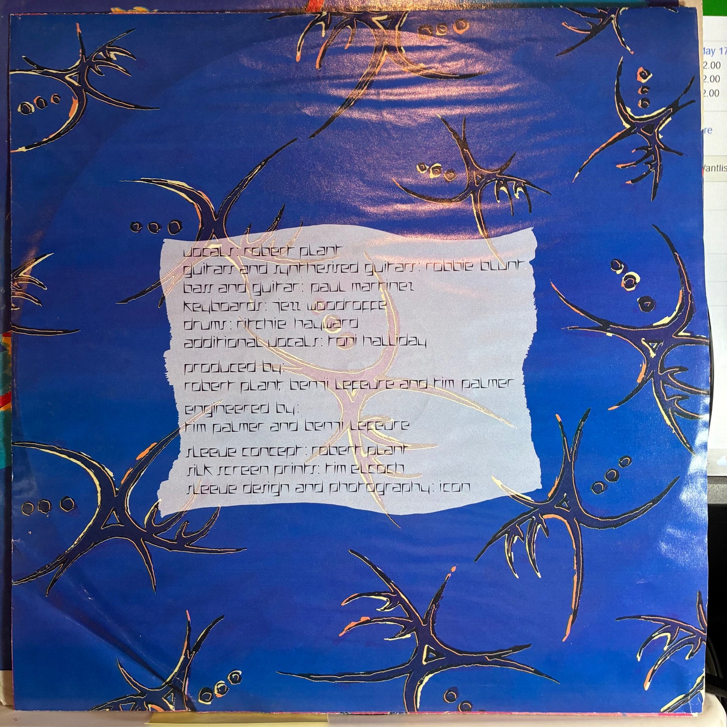 Robert Plant - Shaken 'N' Stirred (VINYL) | Very Good Plus (VG+) Very Good Plus (VG+)