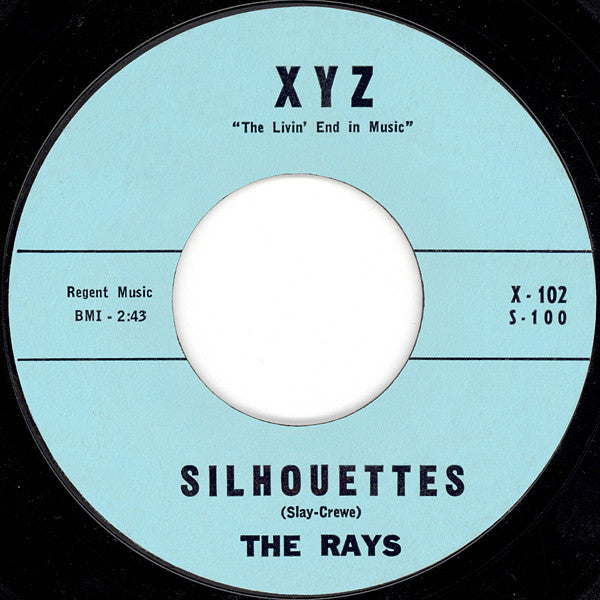 The Rays (2) - Silhouettes (7" VINYL) | Very Good Plus (VG+) Generic