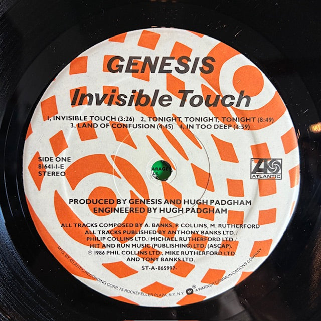 Genesis - Invisible Touch (VINYL) | Excellent (EX)