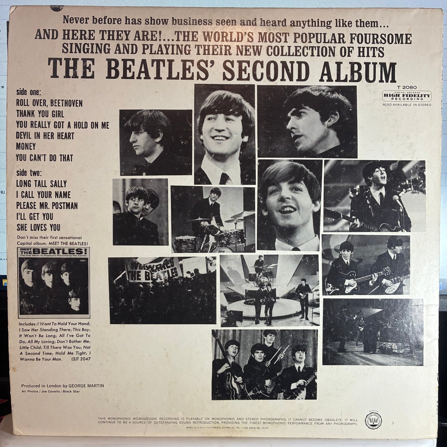 The Beatles - The Beatles' Second Album (VINYL) | Very Good Plus (VG+) Very Good Plus Plus (VG++)