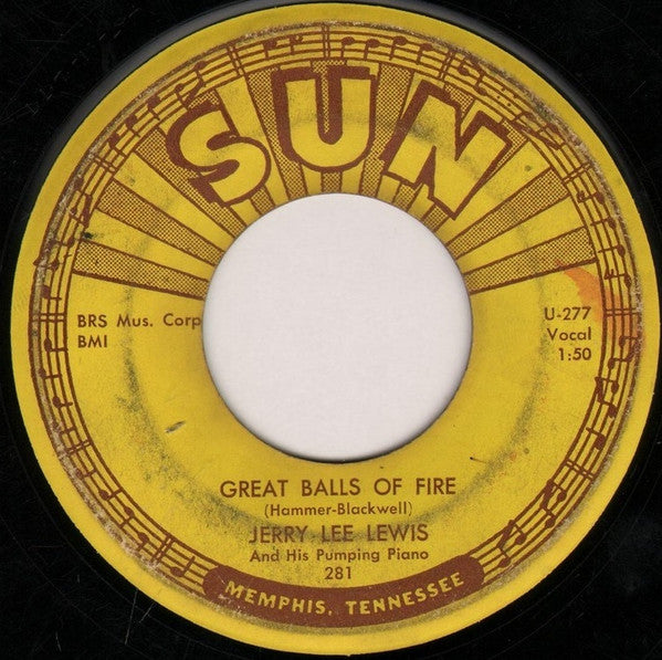 Jerry Lee Lewis - Great Balls Of Fire (7" VINYL) | VERY GOOD PLUS PLUS (VG++) Generic