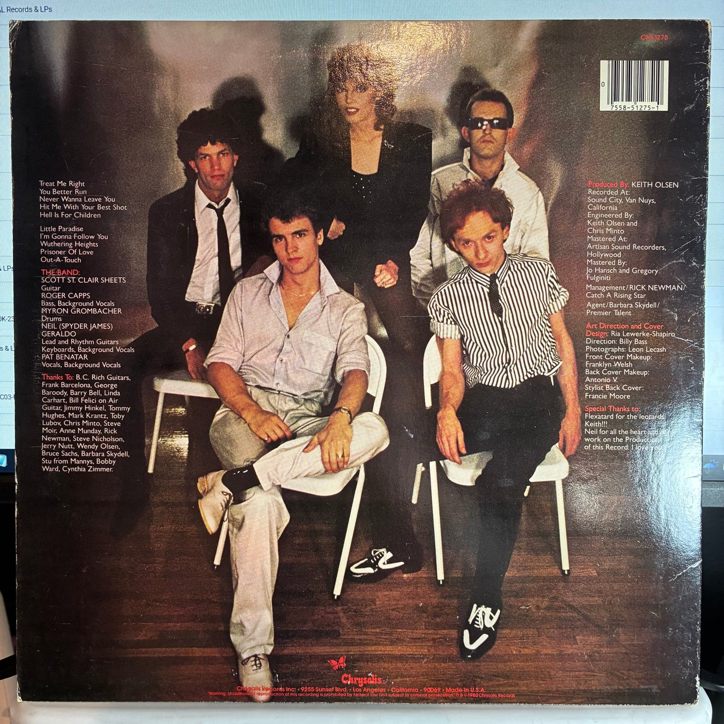 Pat Benatar - Crimes Of Passion (VINYL) | Very Good Plus (VG+) Excellent (EX)
