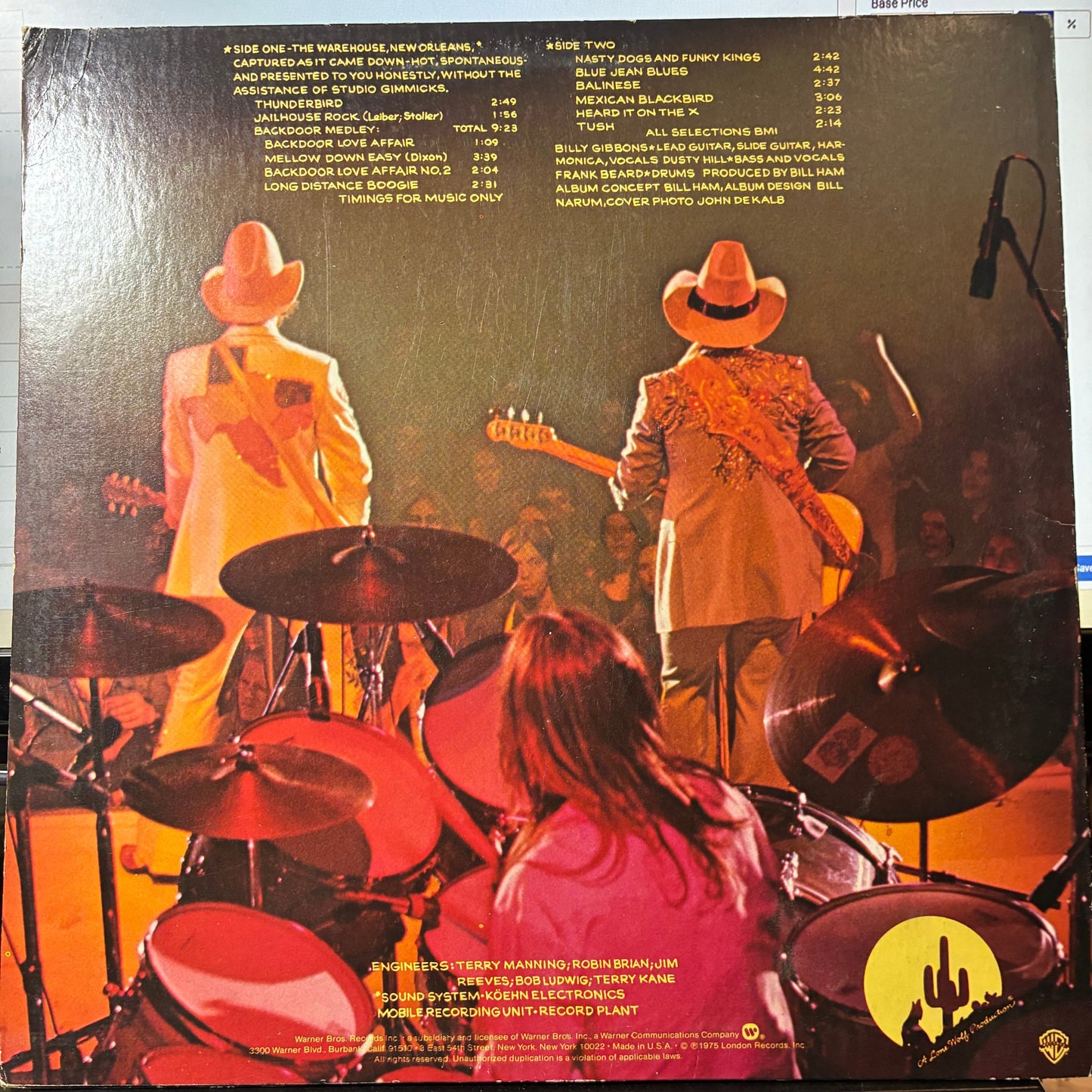 ZZ Top - Fandango! (VINYL) | Very Good Plus (VG+) Very Good Plus (VG+)