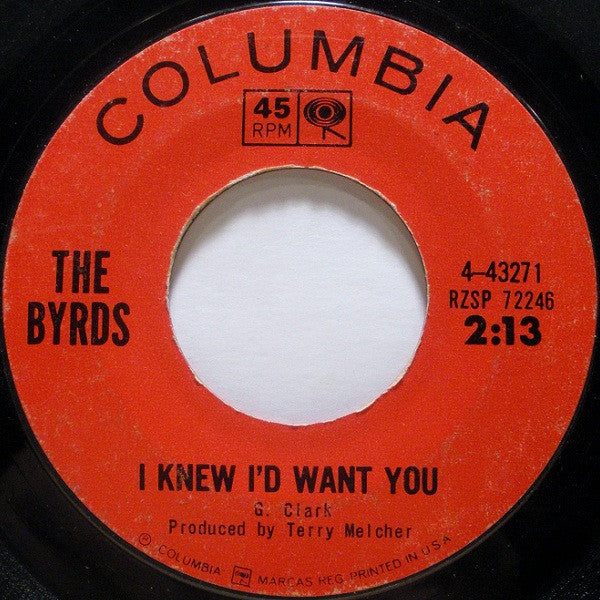 The Byrds - Mr. Tambourine Man / I Knew I'd Want You (7" VINYL) | Very Good Plus Plus (VG++) Very Good (VG)