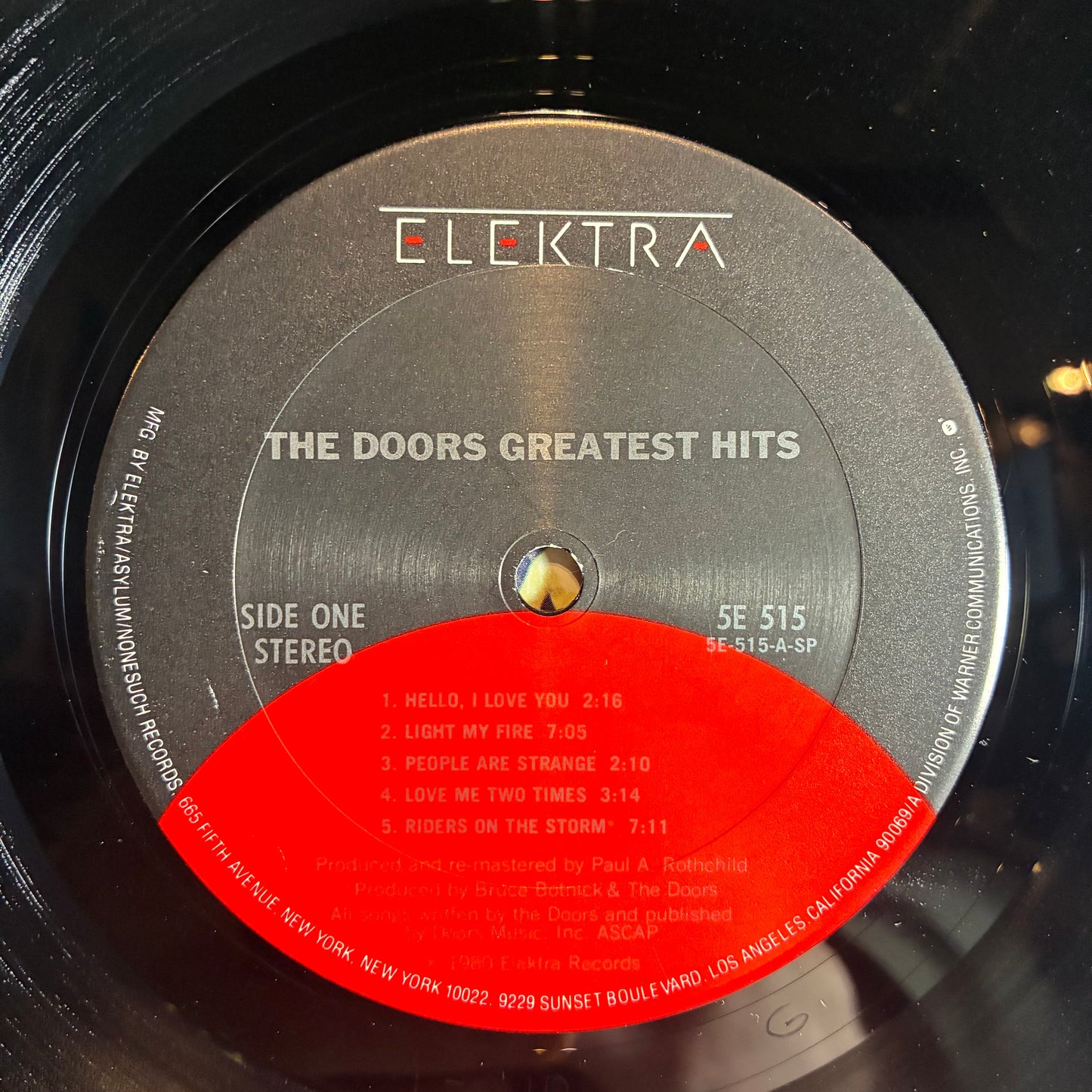 The Doors - Greatest Hits (VINYL) | Excellent (EX)