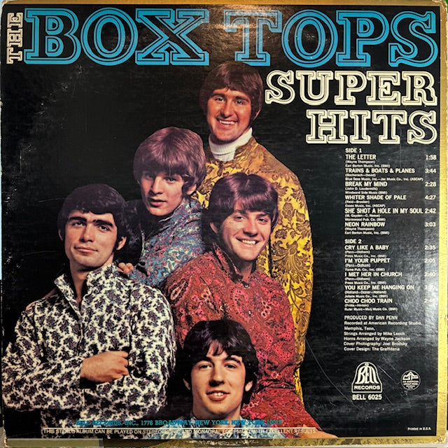 The Box Tops - Super Hits (VINYL) | Very Good Plus (VG+) Very Good (VG)