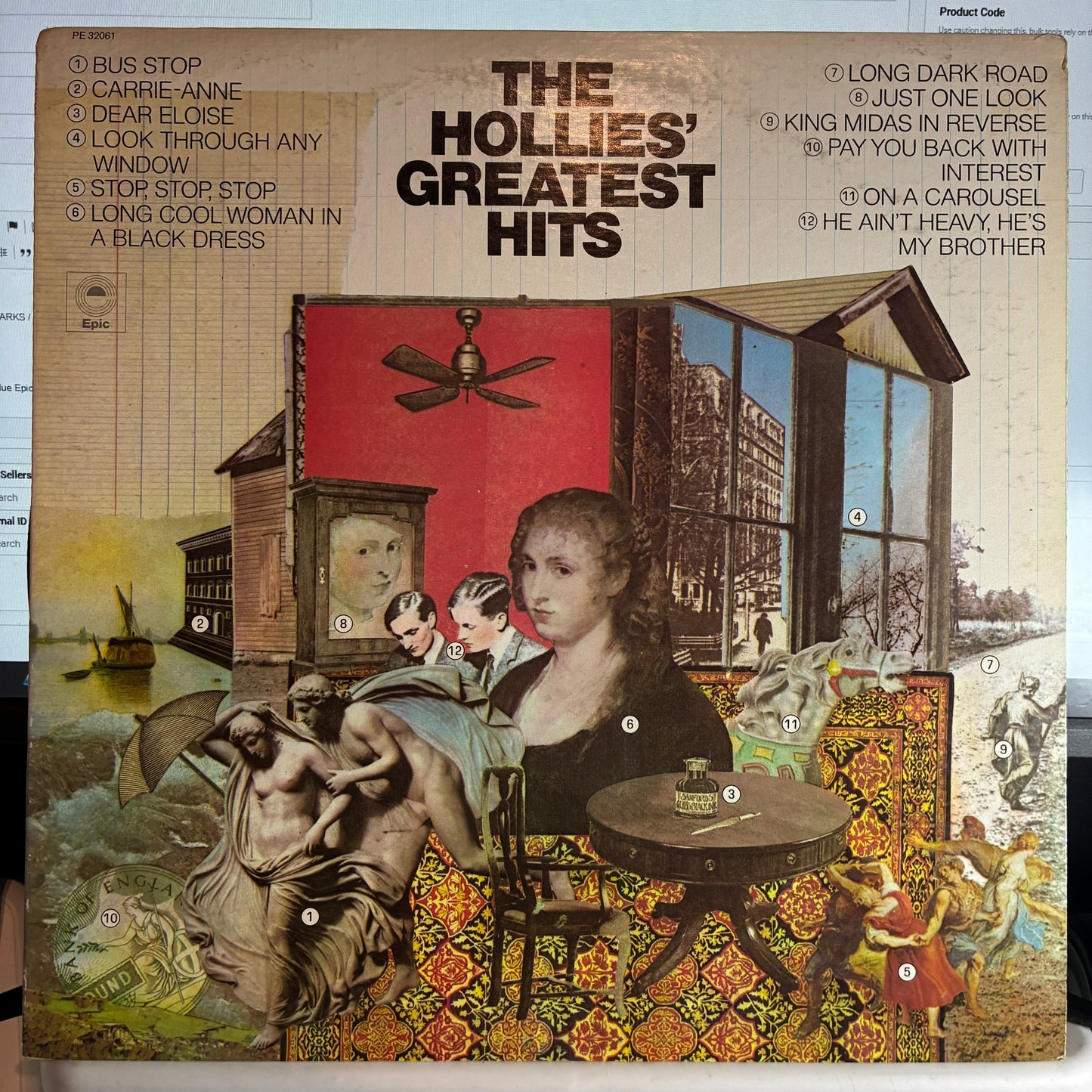 The Hollies - The Hollies' Greatest Hits (VINYL) | Very Good Plus (VG+) Very Good Plus (VG+)