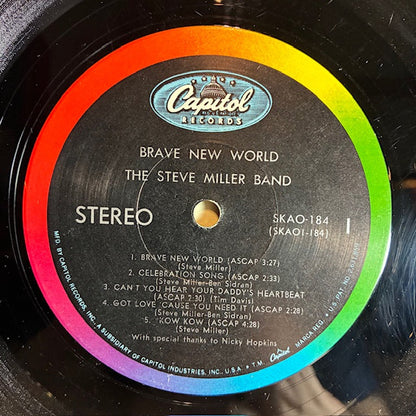 Steve Miller Band - Brave New World (VINYL) |