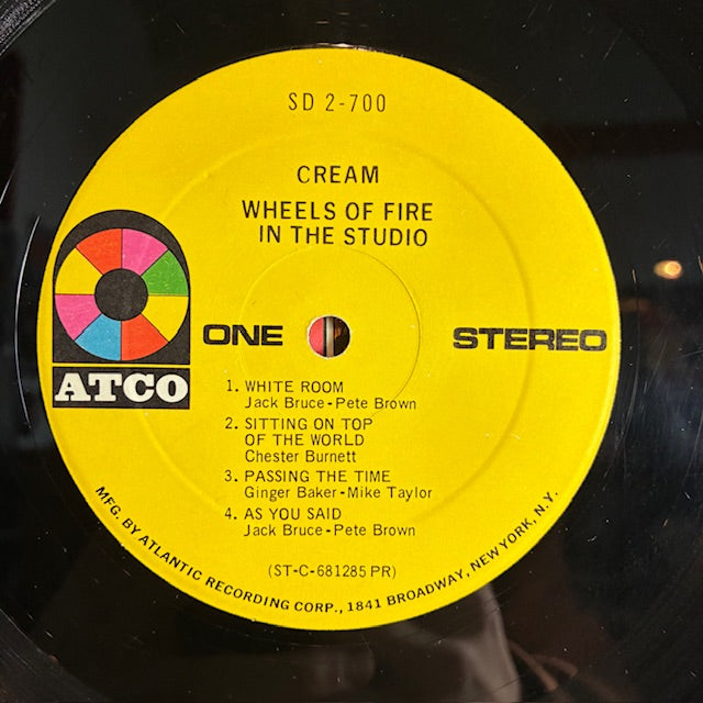 Cream (2) - Wheels Of Fire (2x VINYL) | Very Good Plus (VG+) Very Good Plus (VG+)