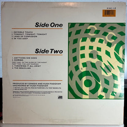 Genesis - Invisible Touch (VINYL) | Excellent (EX)