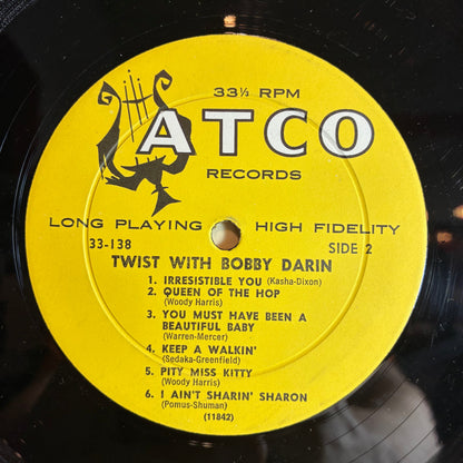 Bobby Darin - Twist With Bobby Darin (VINYL) | Very Good Plus (VG+) Very Good (VG)