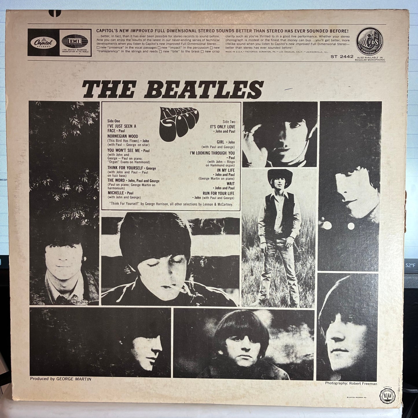 The Beatles - Rubber Soul (VINYL) | Very Good Plus (VG+) Very Good Plus (VG+)