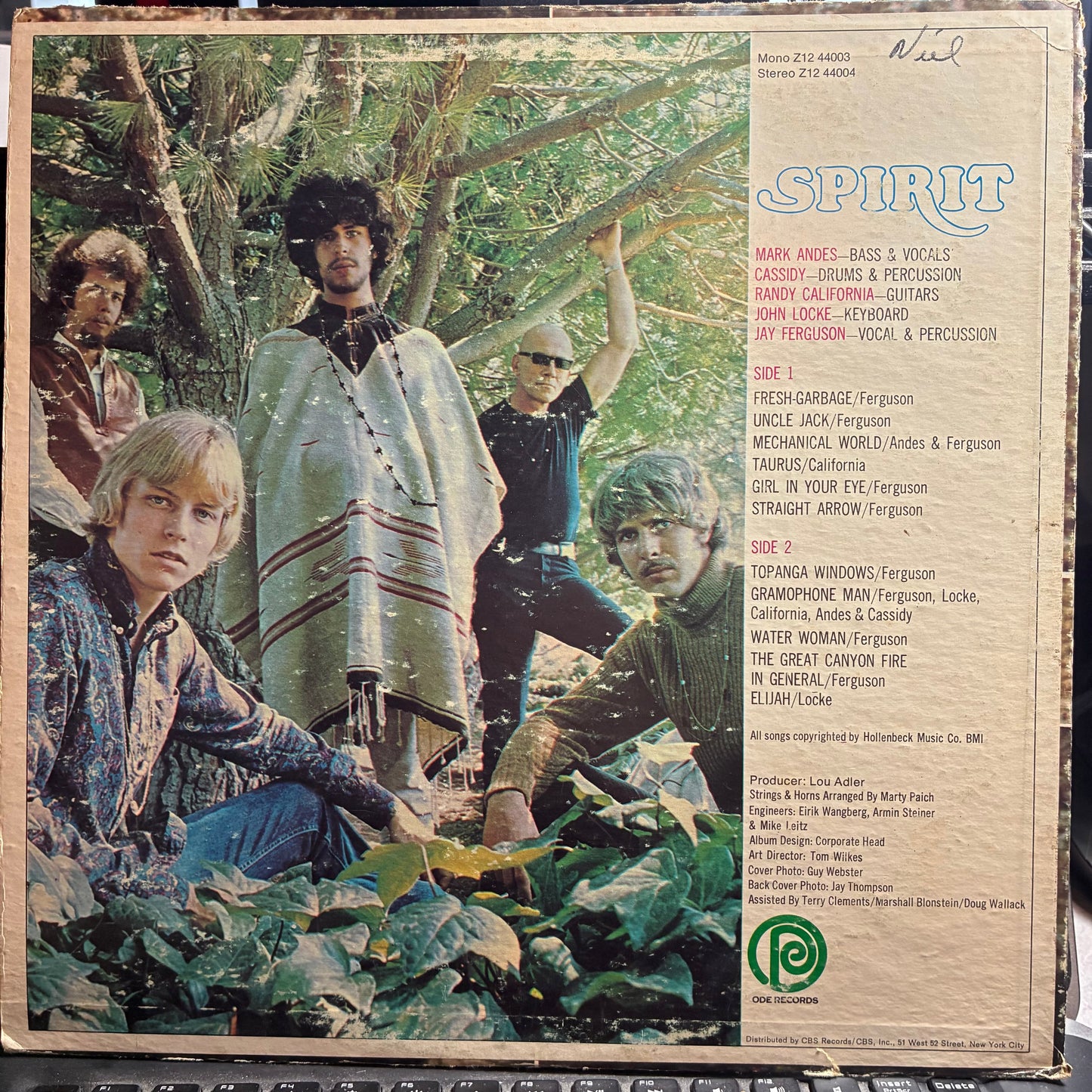 Spirit (8) - Spirit (VINYL) | Very Good Plus (VG+) Very Good (VG)