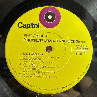 Quicksilver Messenger Service - What About Me (VINYL) | Very Good Plus (VG+) Very Good (VG)