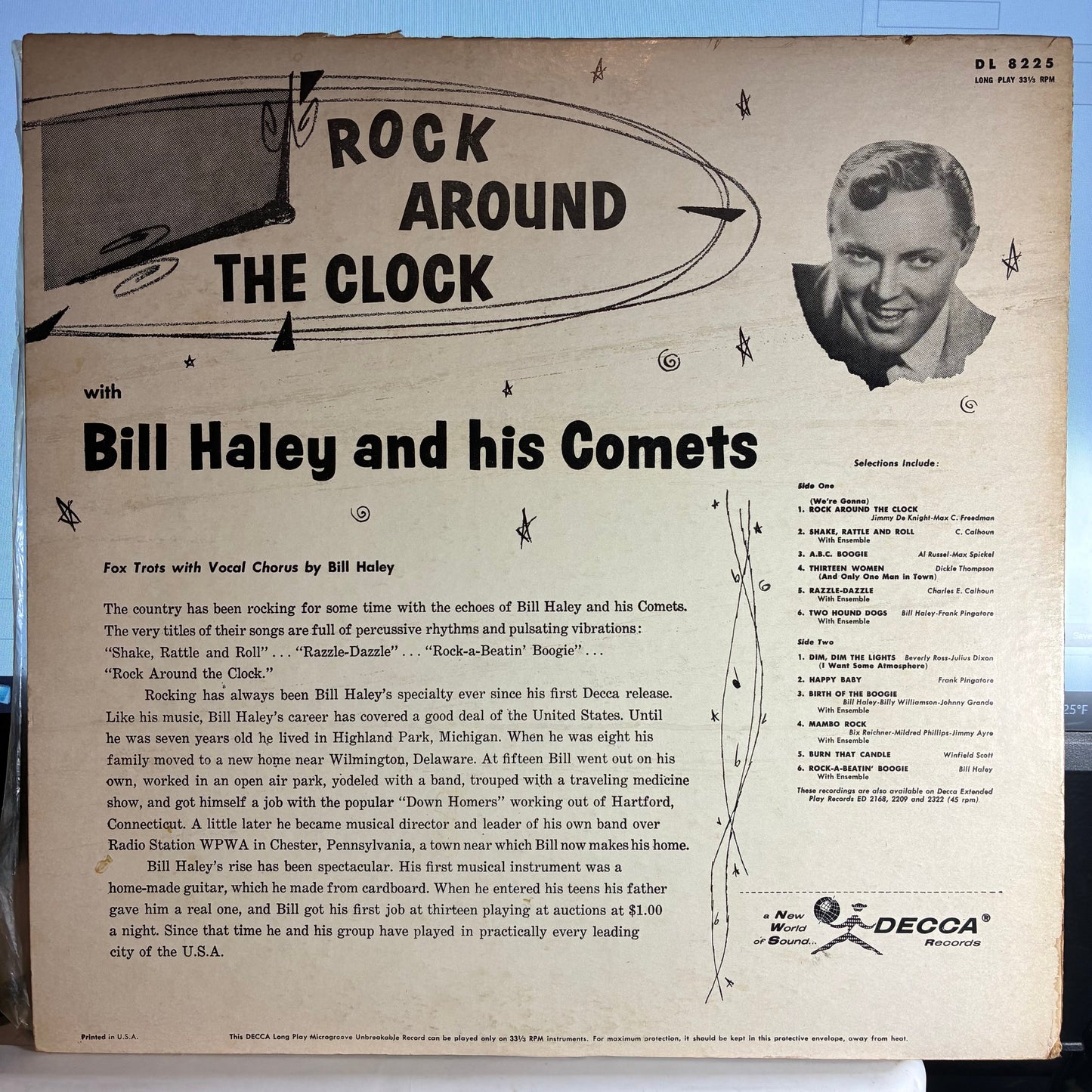 Bill Haley And His Comets - Rock Around The Clock (VINYL) | Very Good Plus (VG+) Very Good Plus (VG+)