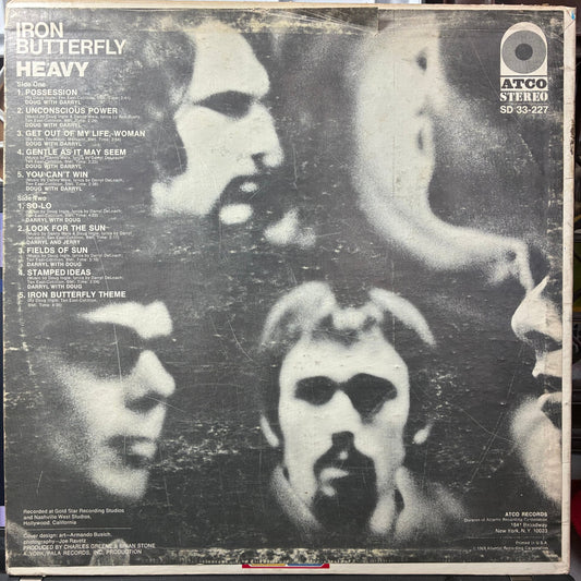 Iron Butterfly - Heavy (VINYL) | Very Good (VG) Very Good (VG)