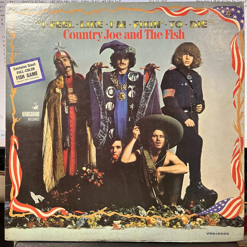 Country Joe And The Fish - I-Feel-Like-I'm-Fixin'-To-Die (VINYL) | Very Good (VG) Excellent (EX)