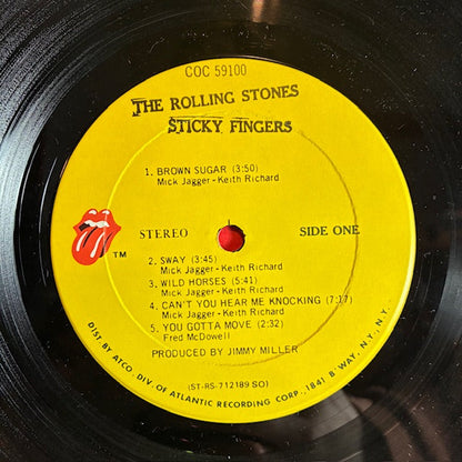 The Rolling Stones - Sticky Fingers (VINYL) | Very Good (VG) Very Good Plus (VG+)