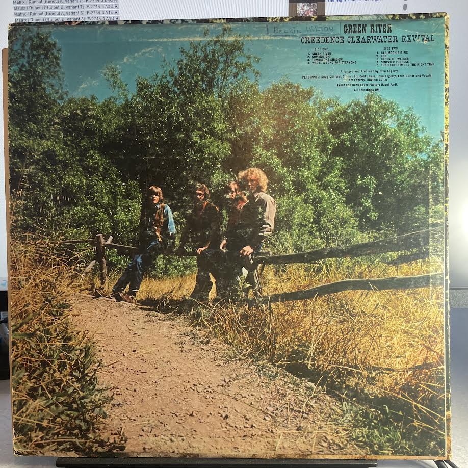 Creedence Clearwater Revival - Green River (VINYL) | Very Good (VG) Very Good Plus (VG+)