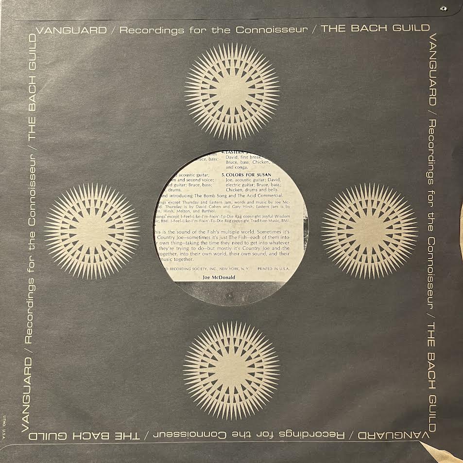Country Joe And The Fish - I-Feel-Like-I'm-Fixin'-To-Die (VINYL) | Very Good (VG) Excellent (EX)